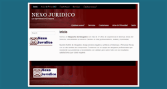 Desktop Screenshot of nexojuridico.com